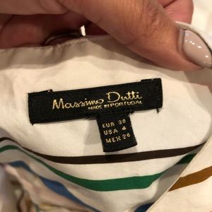 Massimo Dutti Dress color stripped